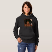 Pull À Capuche Enseignante de 3e année Afro Africaine Américaine (Devant entier)