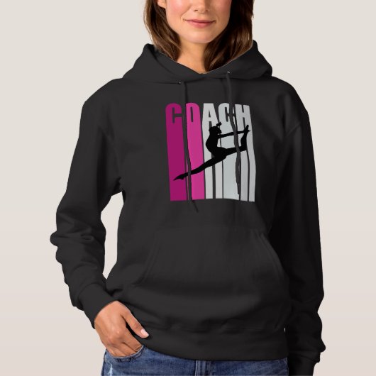 Pull À Capuche Enseigner Femme Professeur de Danse Instructeur En (Devant)