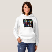 Pull À Capuche Ensemble de flèches brillantes, pointeurs directio (Devant entier)