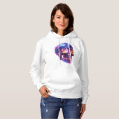 Pull À Capuche Entité de Crâne de Cristal (Devant entier)