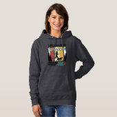 Pull À Capuche Entraînement avec mon chien Design de t-shirt vint (Devant entier)