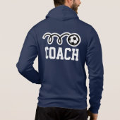 Pull À Capuche Entraîneur de football veste de sport pour hommes (Dos)