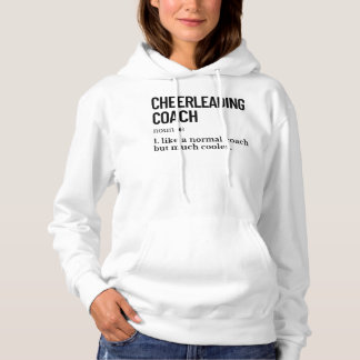 Pull À Capuche Entraîneur de pom-pom girls citation drôle_850
