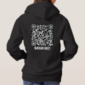 Pull À Capuche Entrez l'URL de ce code QR (Dos)