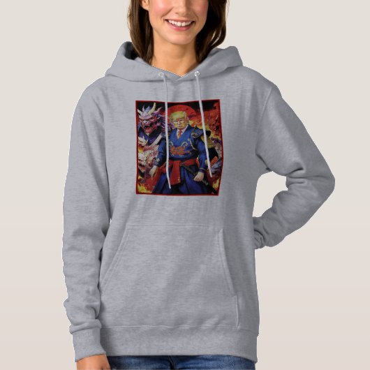 Pull À Capuche Epic Trump Samurai Anime (Devant)