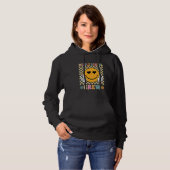 Pull À Capuche Équipage super De L'École Secondaire De Retour À L (Devant entier)