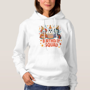 Pull À Capuche Équipe d'anniversaire Halloween Clown Effrayant Fa
