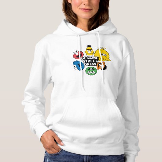 Pull À Capuche Équipe de 1, rue Sésame (Devant)