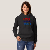 Pull À Capuche Équipe de boisson de l'Iowa Fierté de l'État  Boir (Devant entier)