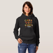 Pull À Capuche Équipe de cuisson de biscuits Noël Famille de pain (Devant entier)