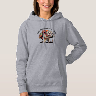 Pull À Capuche Équipe de randonnée de paresseux drôle - Classique