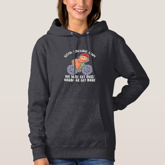 Pull À Capuche Équipe de Sloth Cycling (Devant)