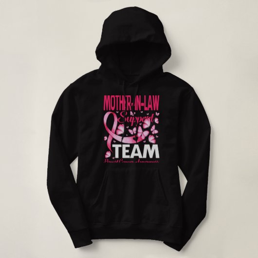 Pull À Capuche Équipe de soutien de MotherInLaw Sensibilisation a (Design devant)