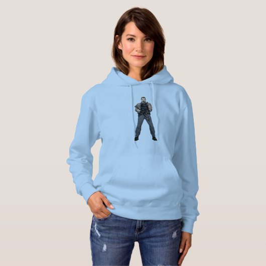 Pull À Capuche Équipe de suicide | Rick Drapeau Bande dessinée Ar (Devant entier)