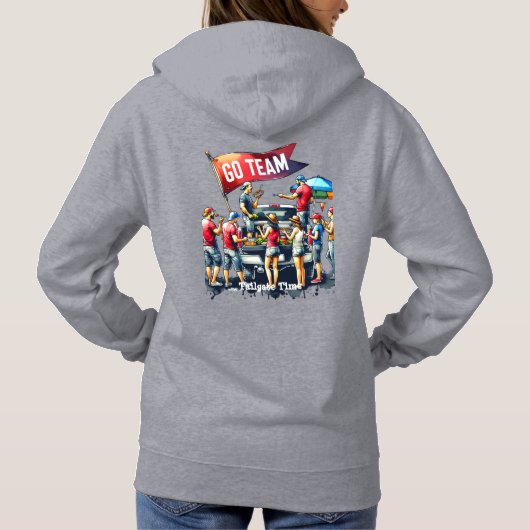 Pull À Capuche Équipe d'évaluation du temps (Dos)