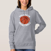 Pull À Capuche Équipe/Joueuse/Jersey sur mesure de basket-ball fé (Devant)