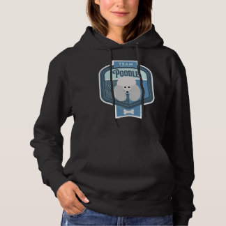 Pull À Capuche Équipe Poodle détendu Standard Poodle Beer Labe