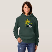 Pull À Capuche Équipe TWEETY™ Brésil Graphisme de football (Devant entier)