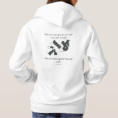 Pull À Capuche Esaïe 40:31 Sweatshirt à capuchon hensé (Dos)