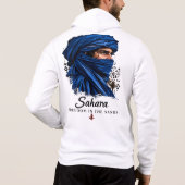 Pull À Capuche Esprit du désert du Sahara Artwork (Dos)