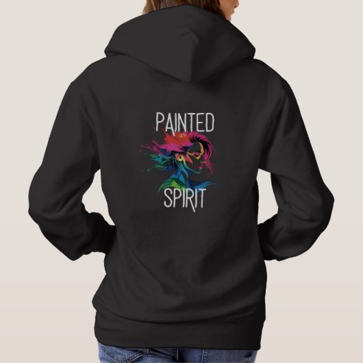 Pull À Capuche Esprit peint (Dos)