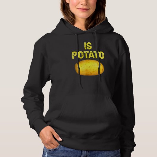 Pull À Capuche Est La Pomme De Terre À La Télévision Comme On Le (Devant)