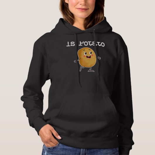 Pull À Capuche Est La Pomme De Terre À La Télévision Comme On Le (Devant)