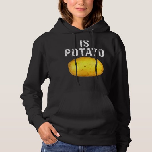 Pull À Capuche Est La Pomme De Terre À La Télévision Comme On Le (Devant)