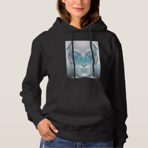 Pull À Capuche esthétique Vaporwave Synthwave 80s VHS Glitch Espa