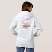 Pull À Capuche Étang de lotus LLD (Dos entier)