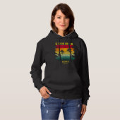 Pull À Capuche Été Kona Hawaii Beach Sunset Retro (Devant entier)