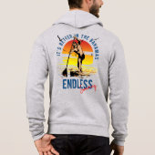 Pull À Capuche Été sans fin | Full zip pour hommes (Dos)