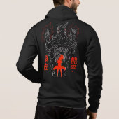 Pull À Capuche Eternal Shinobi Warrior Hoodie – Legendary Aura👹 (Dos)