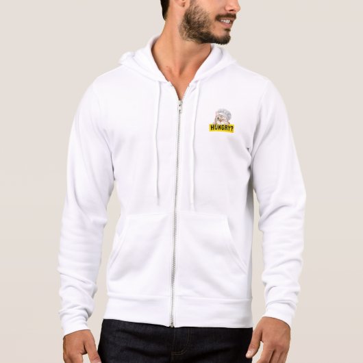Pull À Capuche êtes-vous amateurs de chats affamés design (Devant)