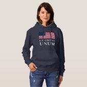 Pull À Capuche Étoiles Et Rayures Rouges Blancs Bleus Patriotique (Devant entier)