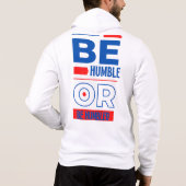 Pull À Capuche Être Humble ou être Humble Hommes Full-Zip (Dos)