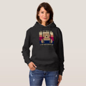 Pull À Capuche Être juste labradorien (Devant entier)