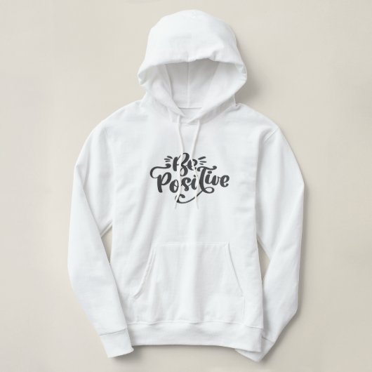 Pull À Capuche Être positif (Design devant)