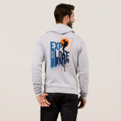 Pull À Capuche Exploration de la Nature | Hommes zip complet (Dos entier)