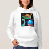 Pull À Capuche Explorer l'infini (Devant)