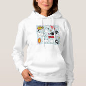 Pull À Capuche Explosion de bande dessinée rétro Pop Art (Devant)