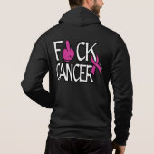 Pull À Capuche F#CK CANCER...Cancer du sein (Dos)