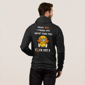 PULL À CAPUCHE F#CK OFF...RSD (Dos entier)