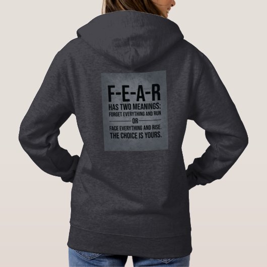 PULL À CAPUCHE F.E.A.R (Dos)