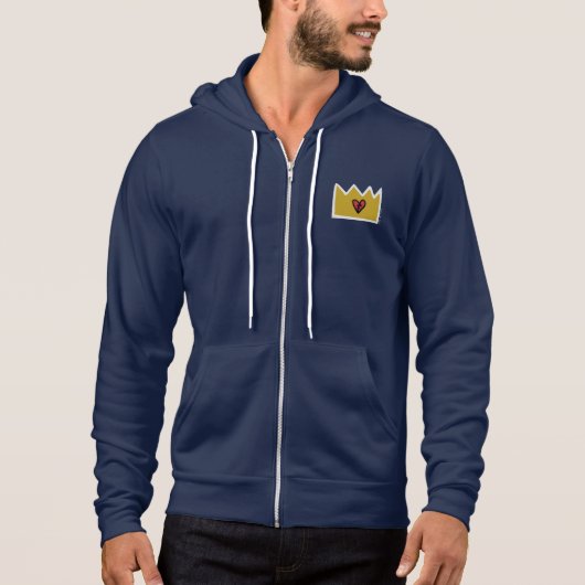 Pull À Capuche F.I.O. “King Of Pain” Sweatshirt Jacket Dark (Devant)