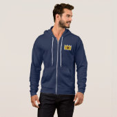 Pull À Capuche F.I.O. “King Of Pain” Sweatshirt Jacket Dark (Devant entier)