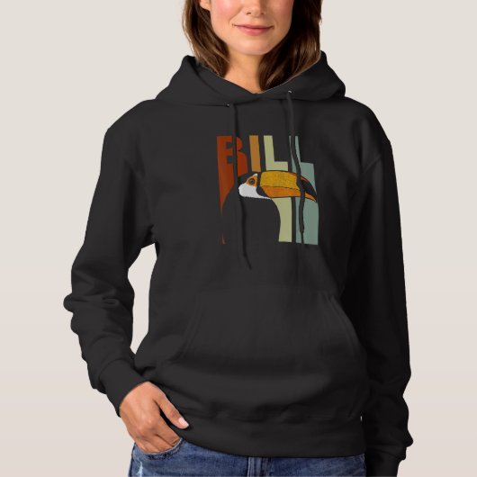 Pull À Capuche Facture Devis Pour Un Ornithologue De Toucan (Devant)