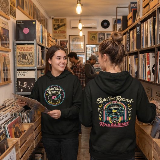 Pull À Capuche Fais Tourner Ce Disque