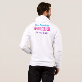 Pull À Capuche Faites-vous Fier Arc-en-ciel Caviardage Fierté 202 (Dos entier)