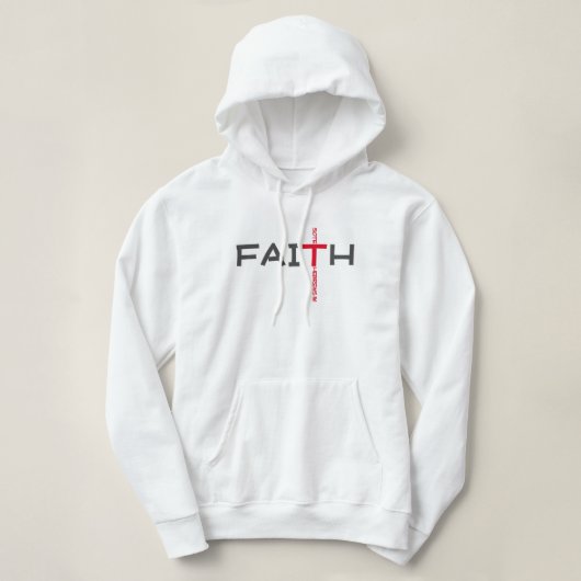 PULL À CAPUCHE FAITH (Design devant)